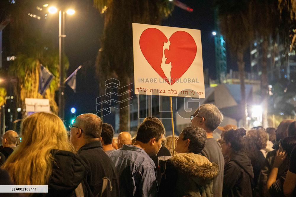 March For Ceasefire - Tel Aviv