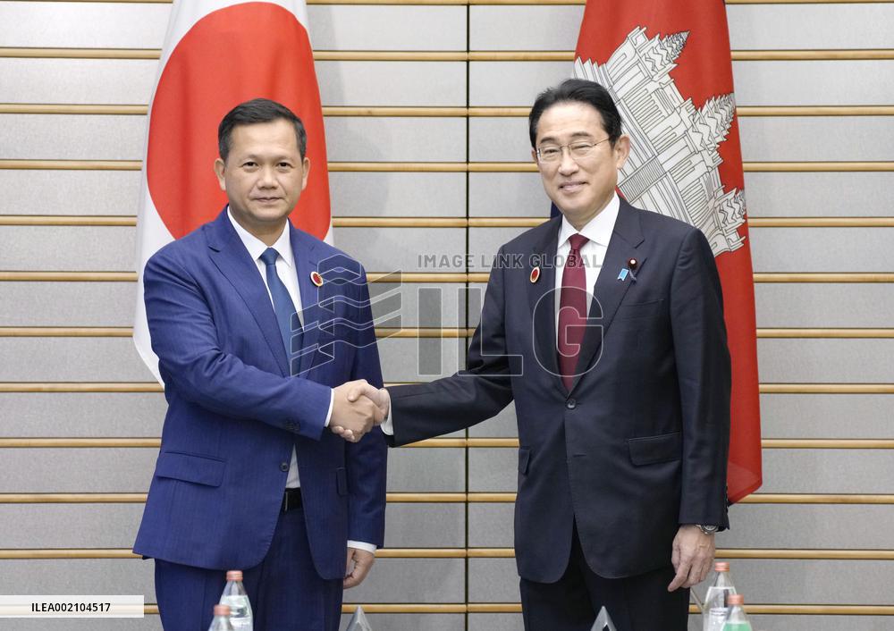 Japanese, Cambodian leaders' talks in Tokyo