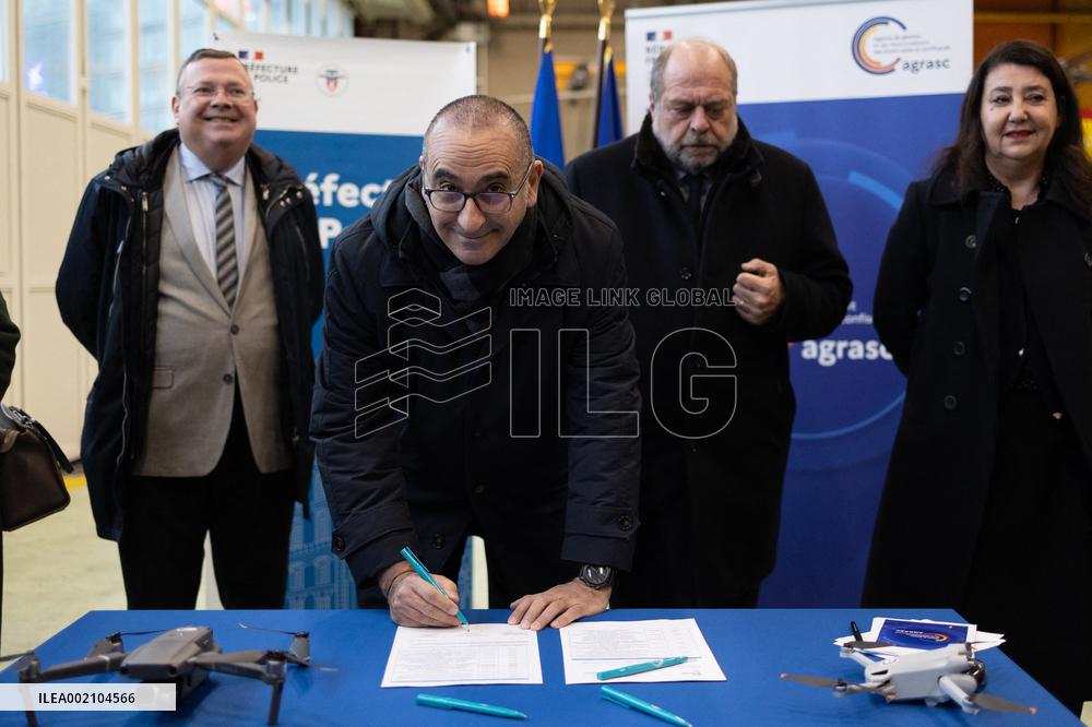 Hand-over of 142 drones to the Paris Police - Issy Les Moulineaux