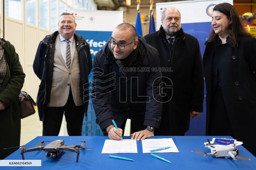 Hand-over of 142 drones to the Paris Police - Issy Les Moulineaux