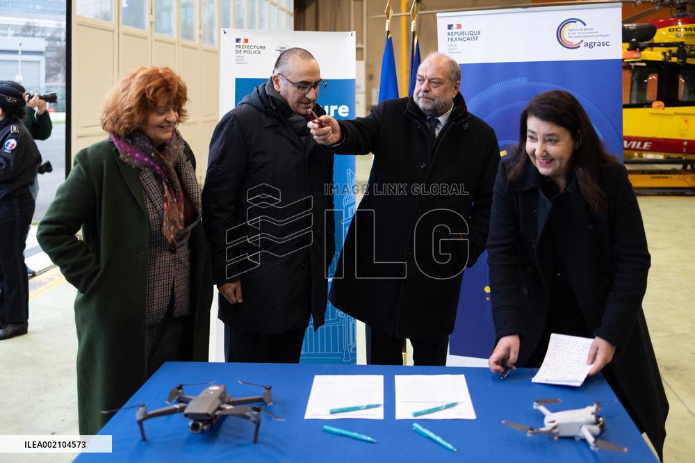 Hand-over of 142 drones to the Paris Police - Issy Les Moulineaux