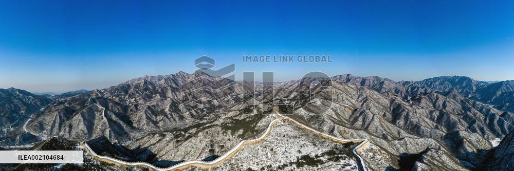 CHINA-BEIJING-BADALING-GREAT WALL-SNOW SCENERY (CN)