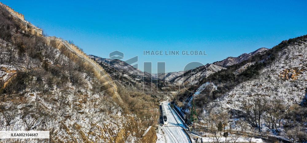 CHINA-BEIJING-BADALING-GREAT WALL-SNOW SCENERY (CN)