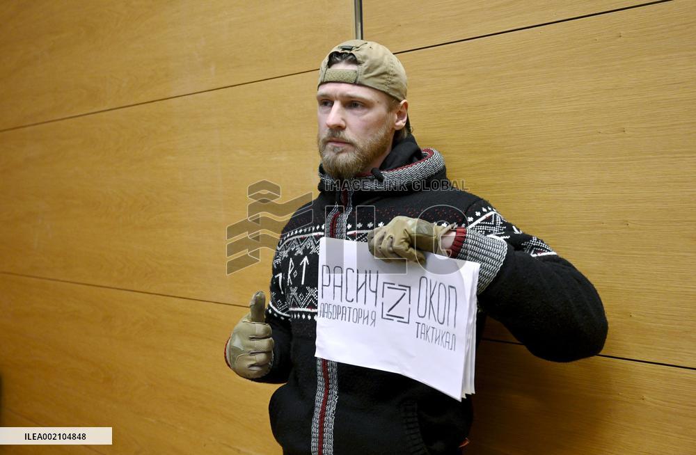 The imprisonment trial of war crimes suspected Russian Voislav Torden