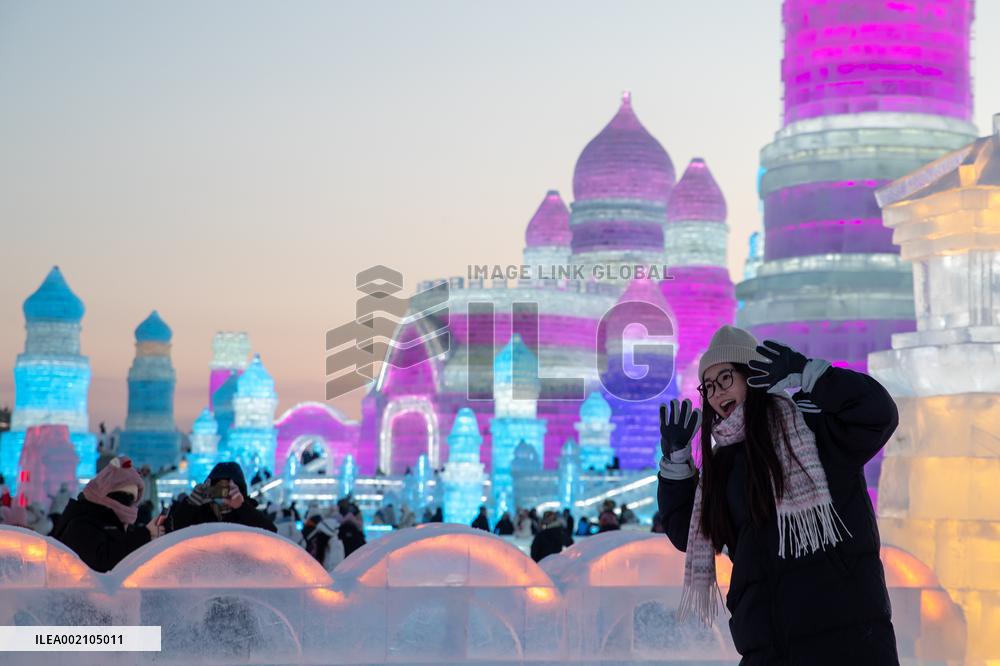 CHINA-HEILONGJIANG-HARBIN-ICE-SNOW WORLD-OPEN (CN)