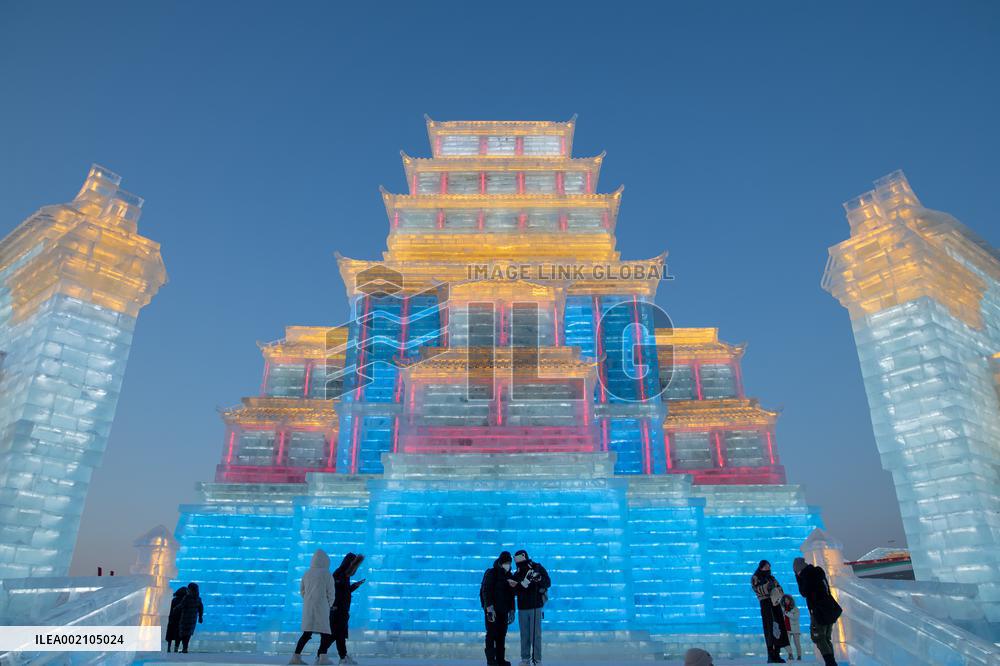 CHINA-HEILONGJIANG-HARBIN-ICE-SNOW WORLD-OPEN (CN)