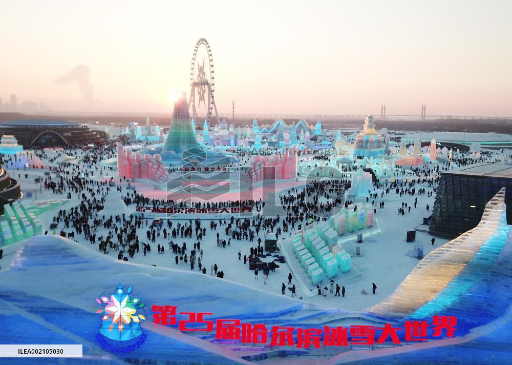 CHINA-HEILONGJIANG-HARBIN-ICE-SNOW WORLD-OPEN (CN)