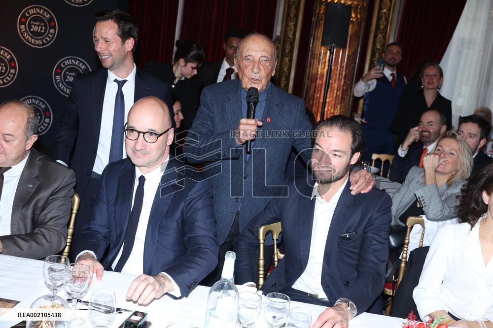 Exclusive - Jacques Seguela Birthday at Chinese Business Club Lunch - Paris
