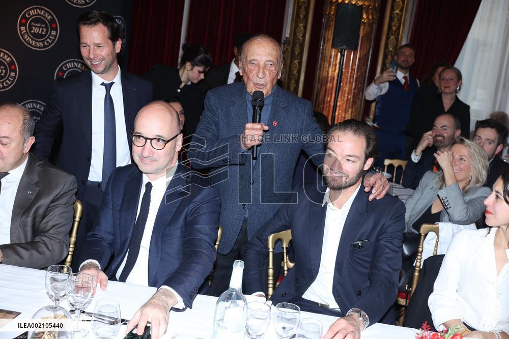 Exclusive - Jacques Seguela Birthday at Chinese Business Club Lunch - Paris
