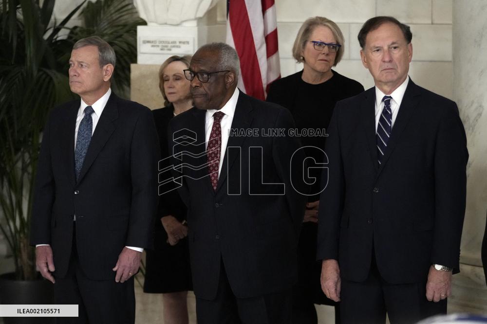 Former Supreme Court Justice O’Connor Lies in Repose - DC