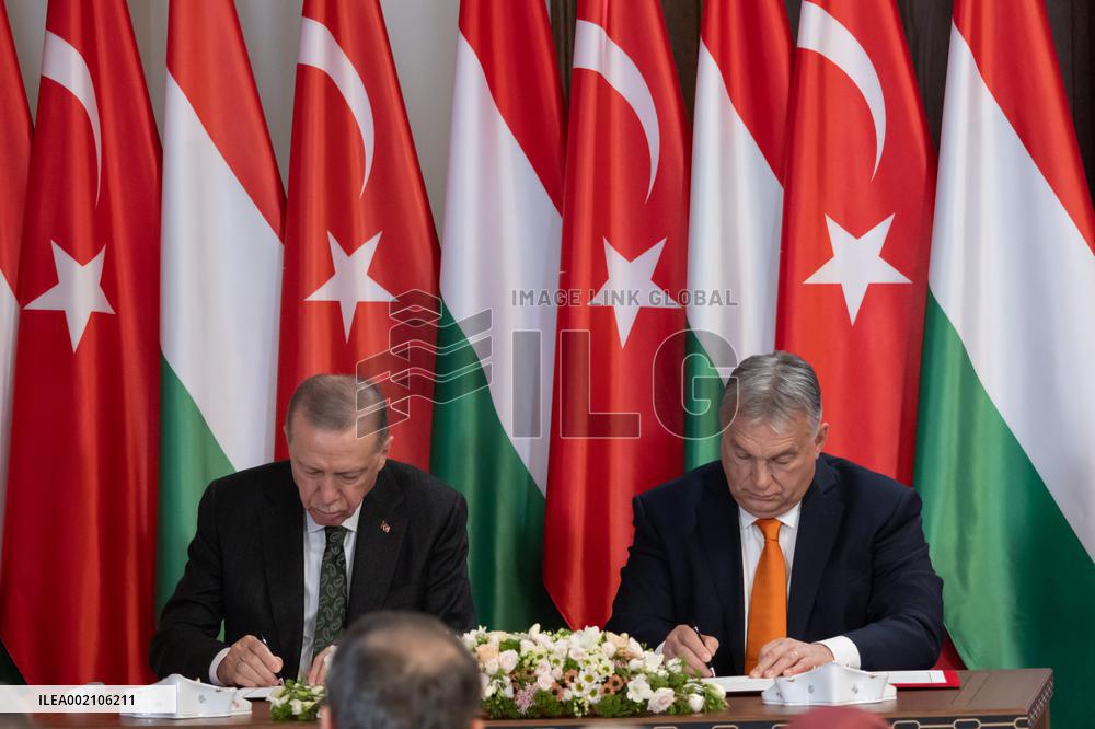 HUNGARY-BUDAPEST-TÜRKIYE-PRESIDENT-VISIT