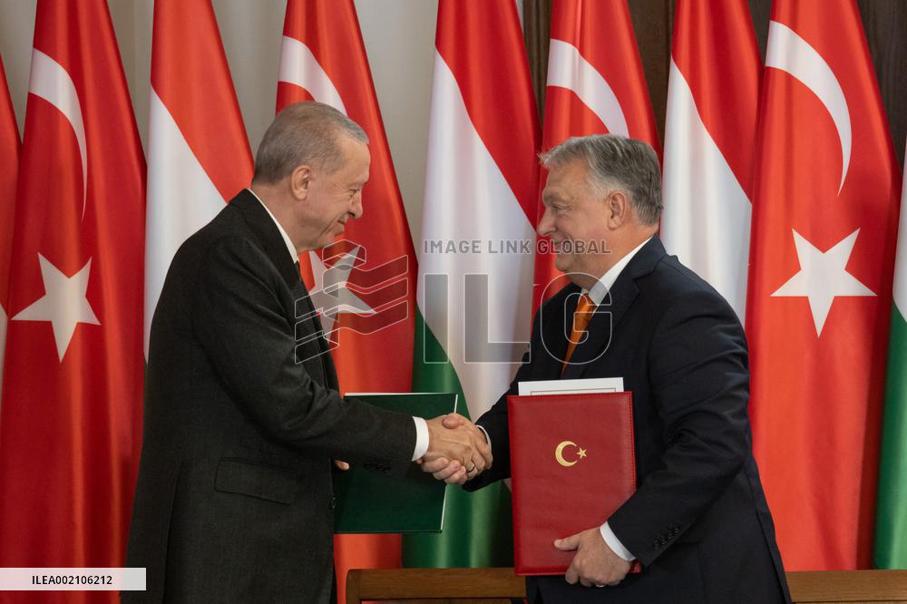 HUNGARY-BUDAPEST-TÜRKIYE-PRESIDENT-VISIT