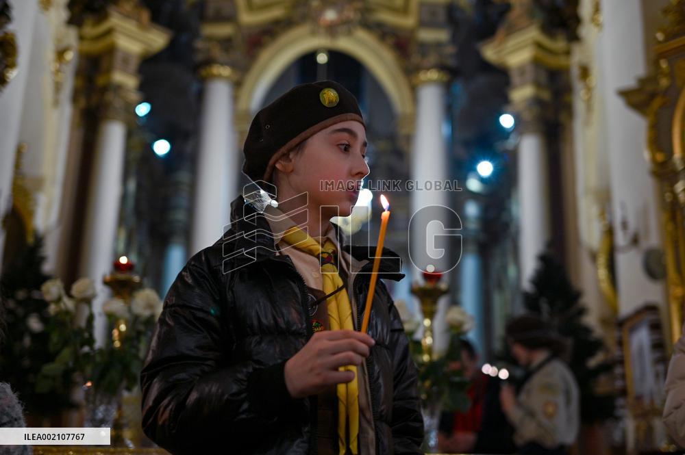 Bethlehem Peace Light in Lviv