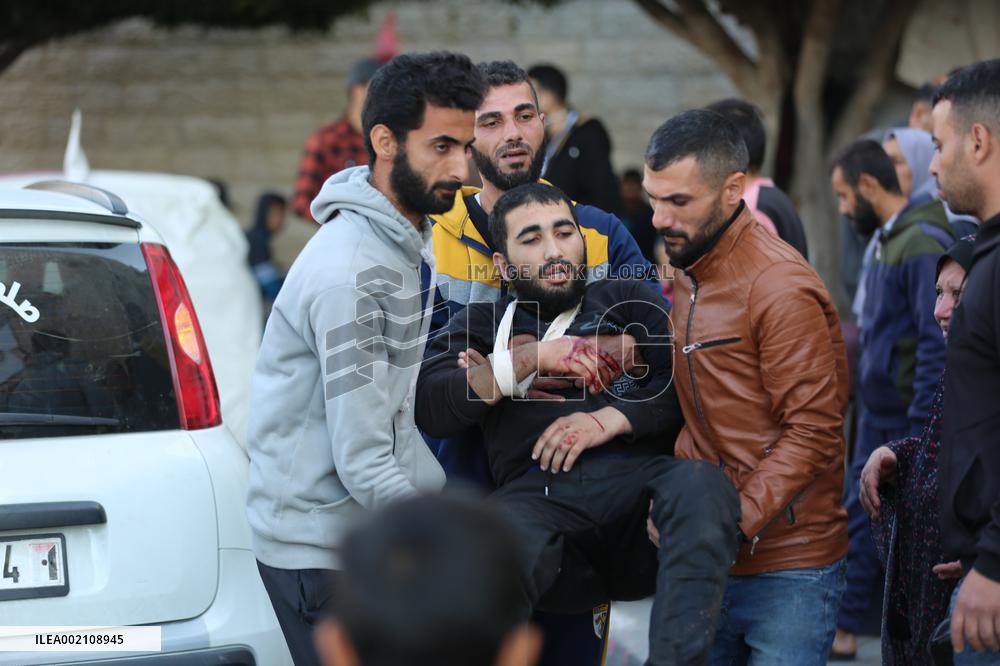 MIDEAST-GAZA-DEIR EL-BALAH-CASUALTIES