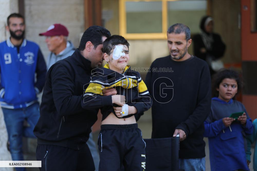 MIDEAST-GAZA-DEIR EL-BALAH-CASUALTIES