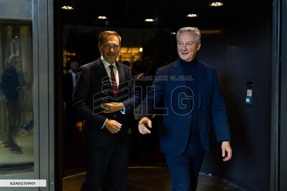 Le Maire And LIndner Meet - Paris