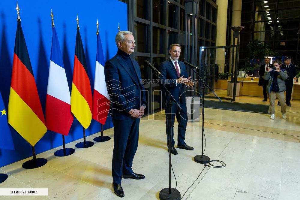 Le Maire And LIndner Meet - Paris