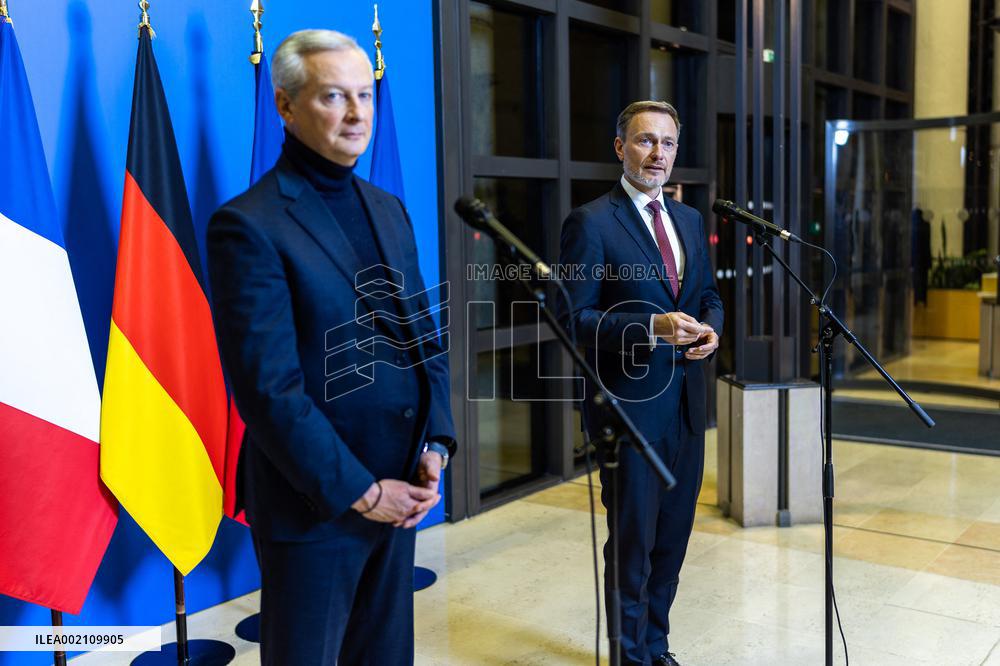Le Maire And LIndner Meet - Paris