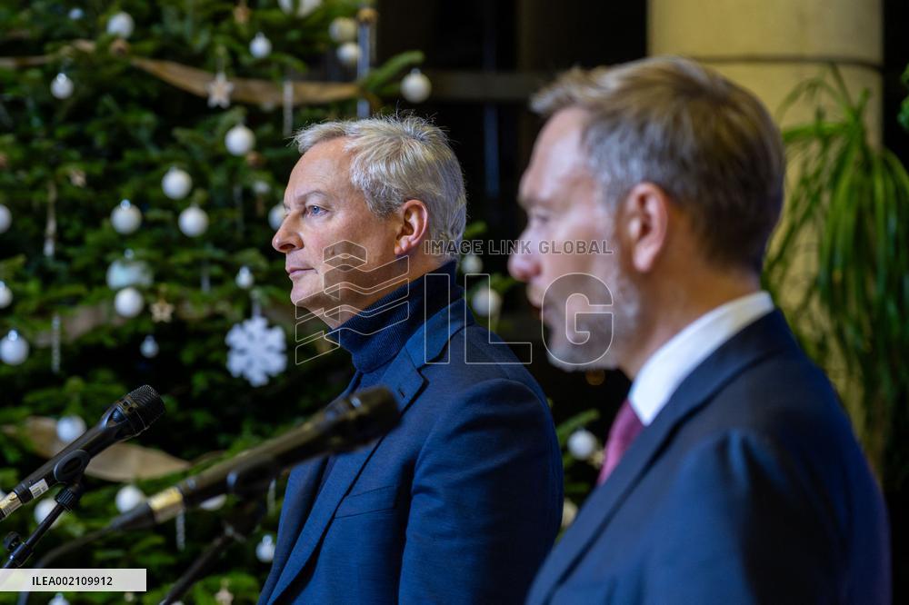 Le Maire And LIndner Meet - Paris