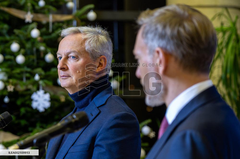 Le Maire And LIndner Meet - Paris