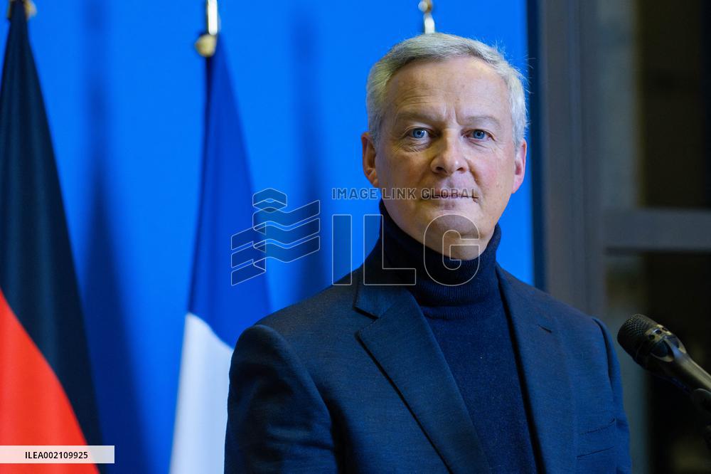 Le Maire And LIndner Meet - Paris