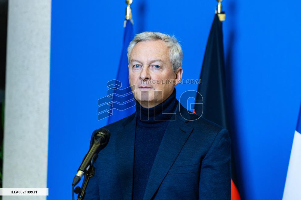 Le Maire And LIndner Meet - Paris