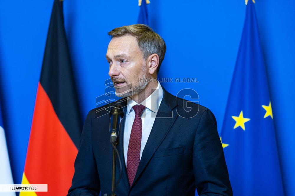 Le Maire And LIndner Meet - Paris