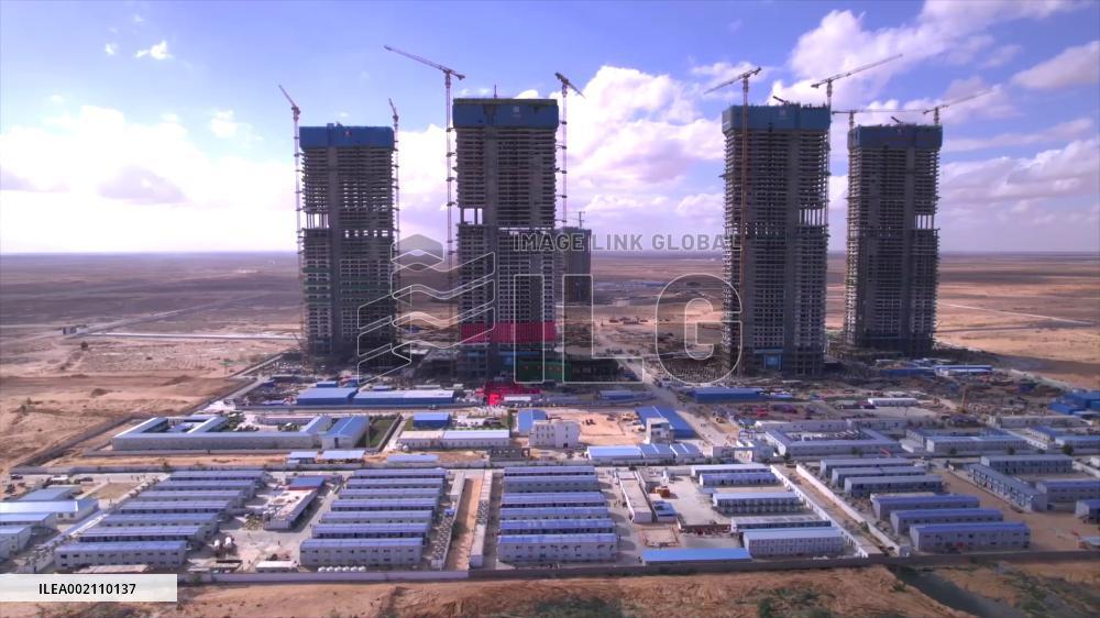 China-backed high-rise building topped out in Egypt's New Alamein