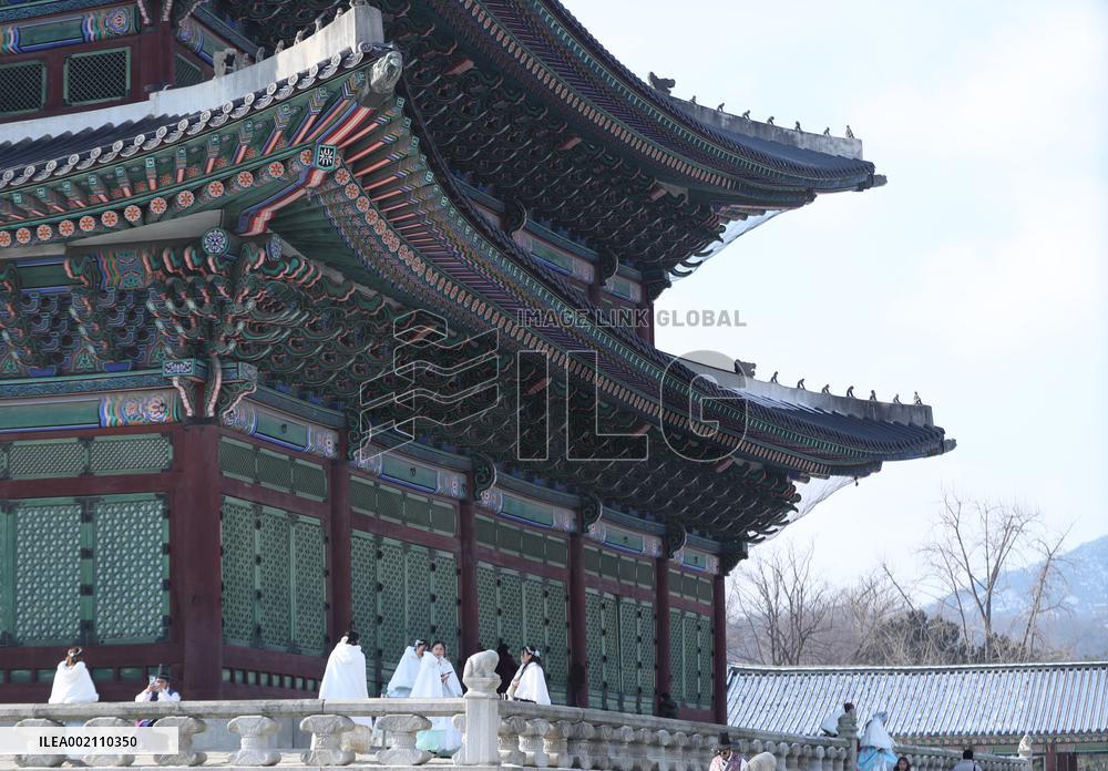 SOUTH KOREA-SEOUL-SNOW SCENERY