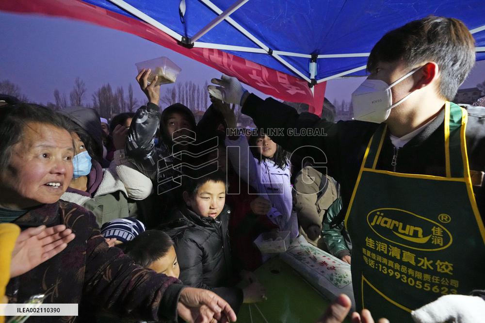 Aftermath of deadly earthquake in northwestern China