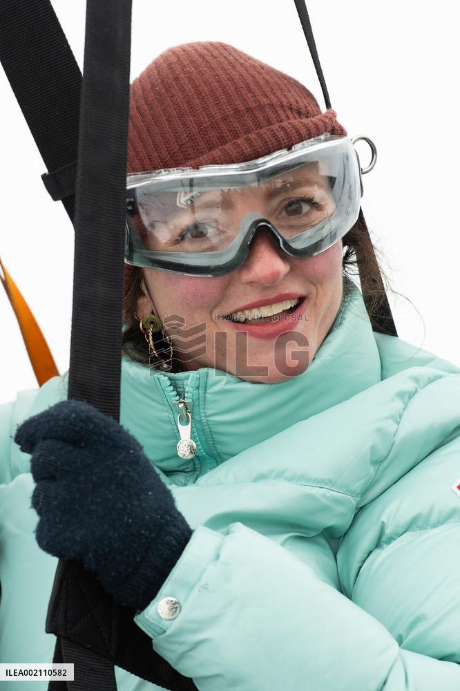 Les Arcs Zipline Irene Dresel