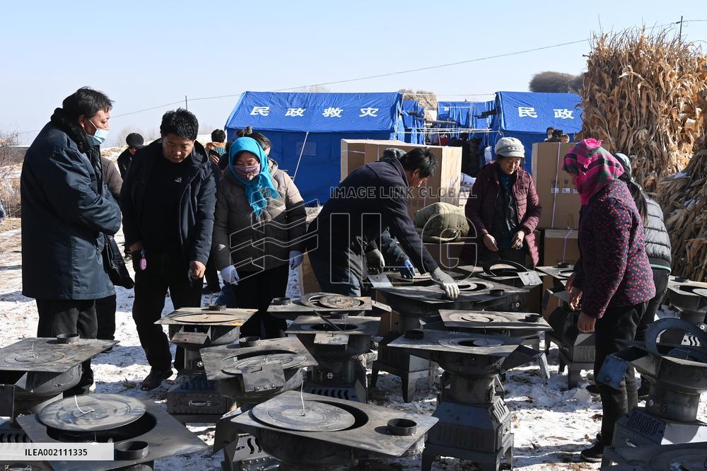 (FOCUS) CHINA-GANSU-JISHISHAN-EARTHQUAKE-TEMPORARY RELOCATION SITE (CN)