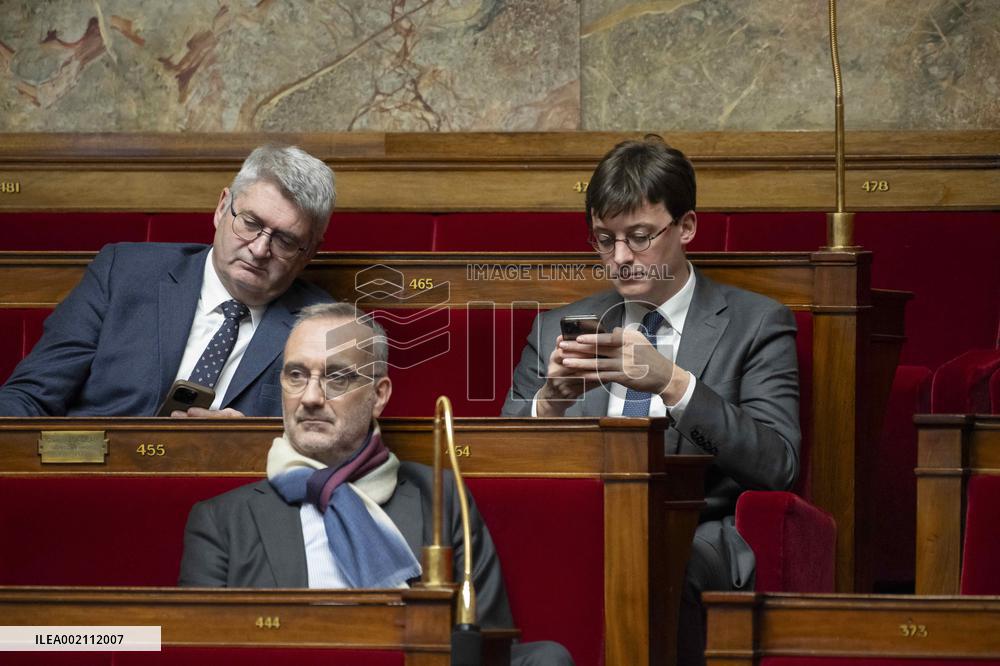 Questions to the government at the National Assembly - Paris