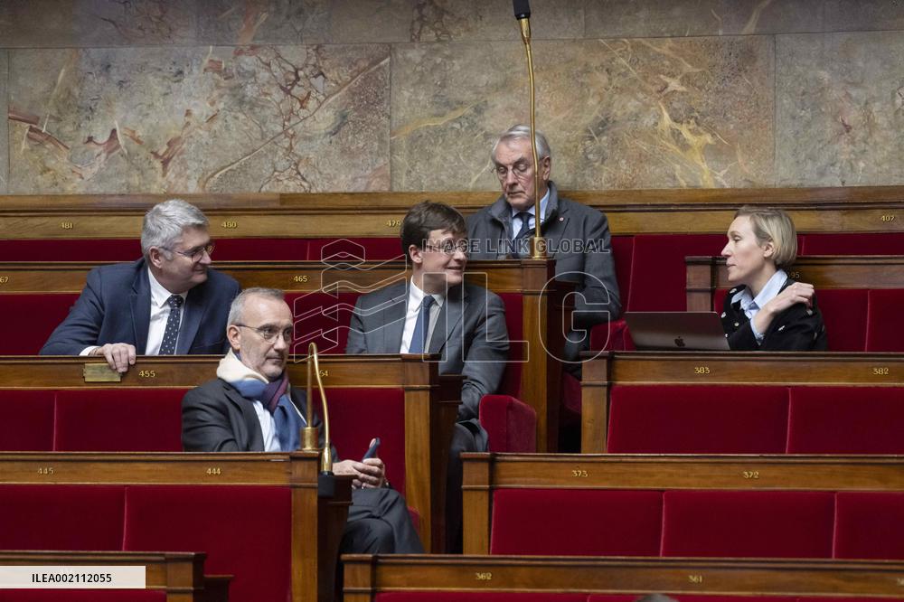 Questions to the government at the National Assembly - Paris