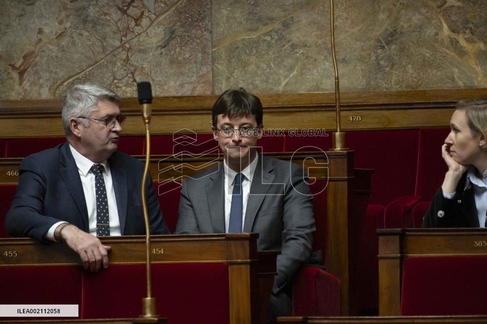 Questions to the government at the National Assembly - Paris