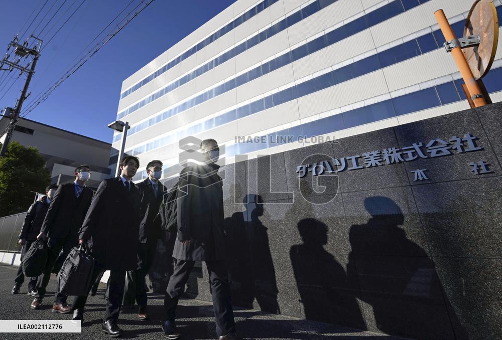 Daihatsu headquarters raided over safety scandal