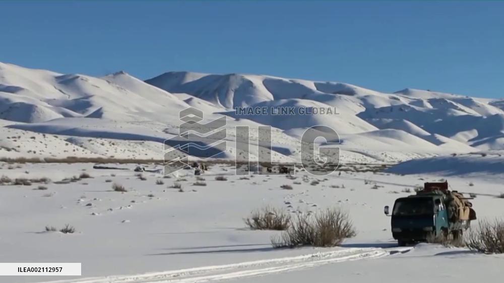 Overnight temperature dips to minus 50 degrees Celsius in western Mongolia