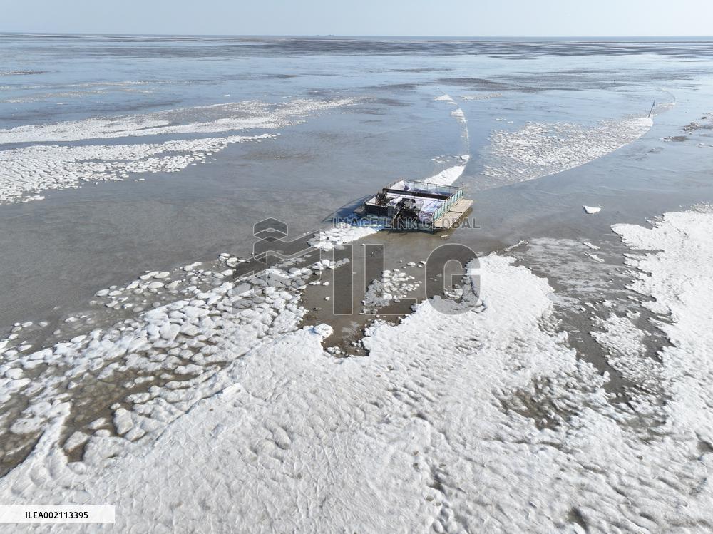 Sea Ice Landscape in Lianyungang