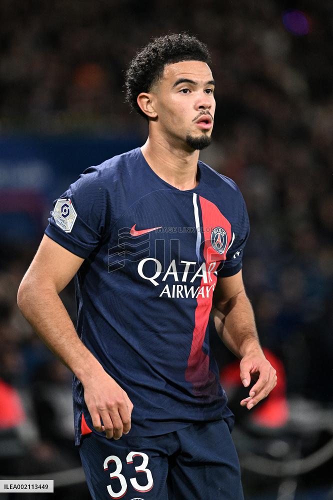 Ligue 1 match between, Paris Saint Germain " "PSG" and FC Metz