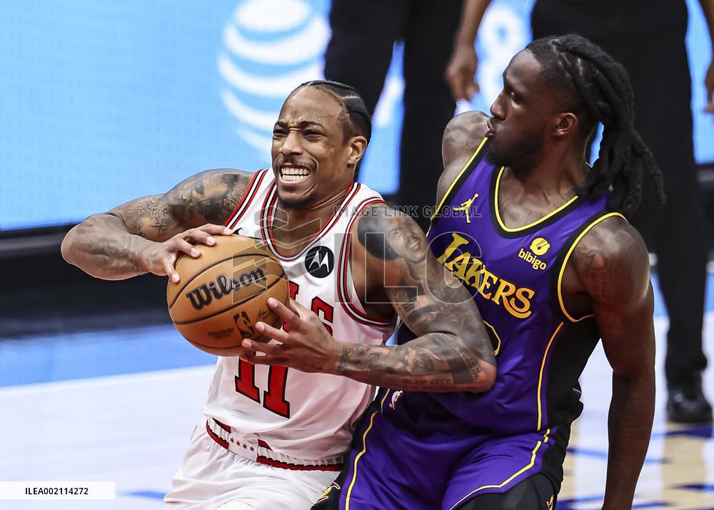 (SP)U.S.-CHICAGO-BASKETBALL-NBA-BULLS VS LAKERS