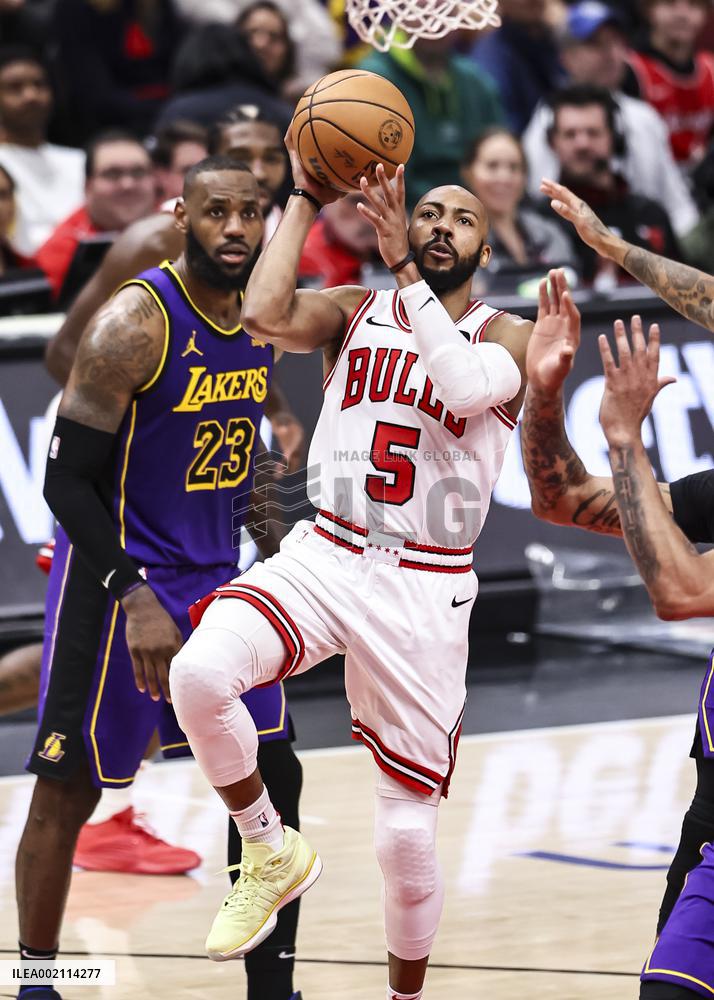 (SP)U.S.-CHICAGO-BASKETBALL-NBA-BULLS VS LAKERS