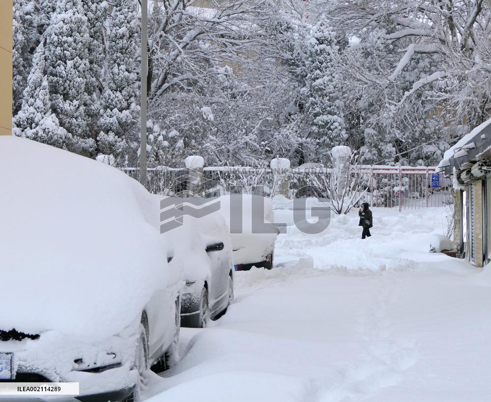 Snow Depth Record in Yantai