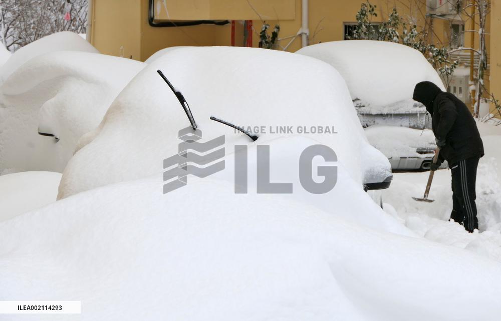 Snow Depth Record in Yantai