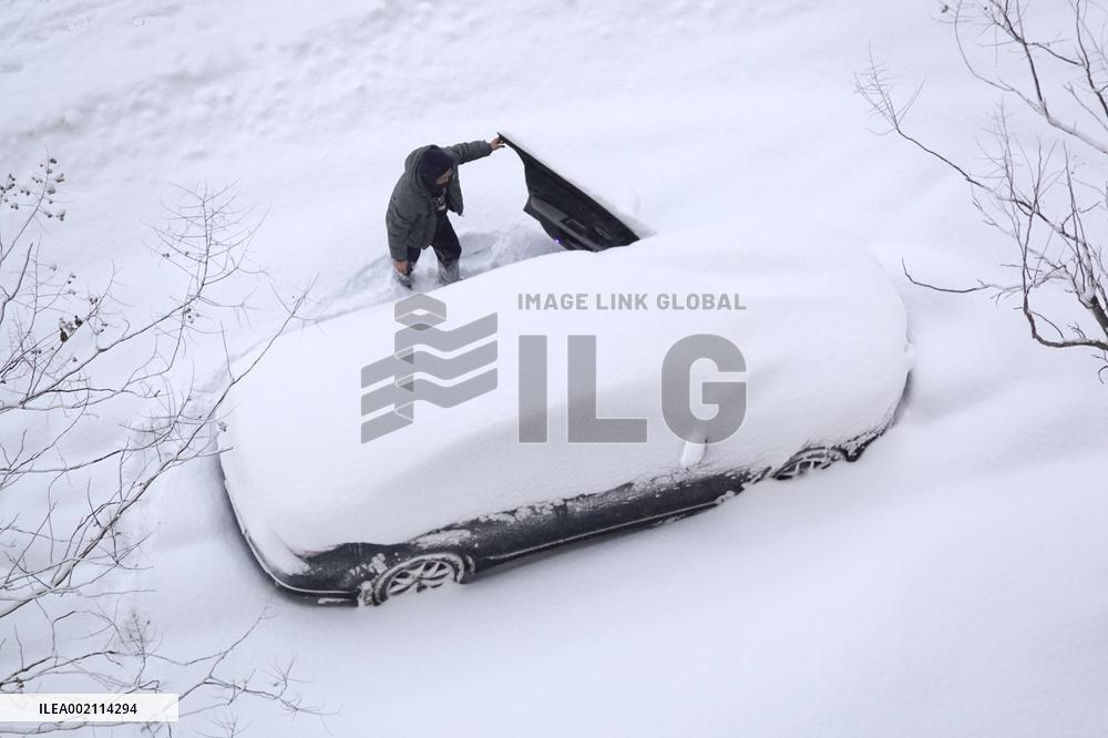 Snow Depth Record in Yantai