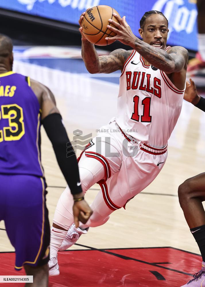 (SP)U.S.-CHICAGO-BASKETBALL-NBA-BULLS VS LAKERS