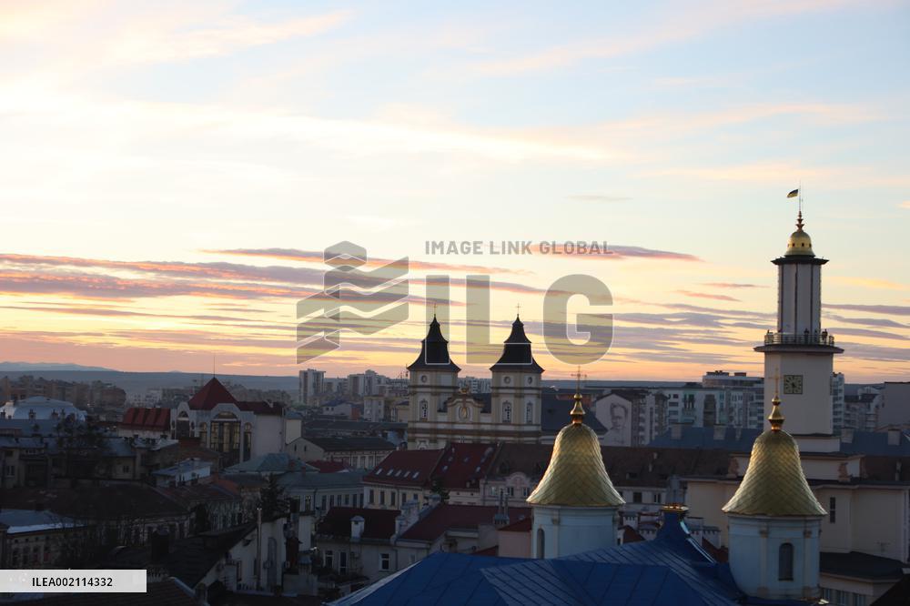 Sunset in Ivano-Frankivsk