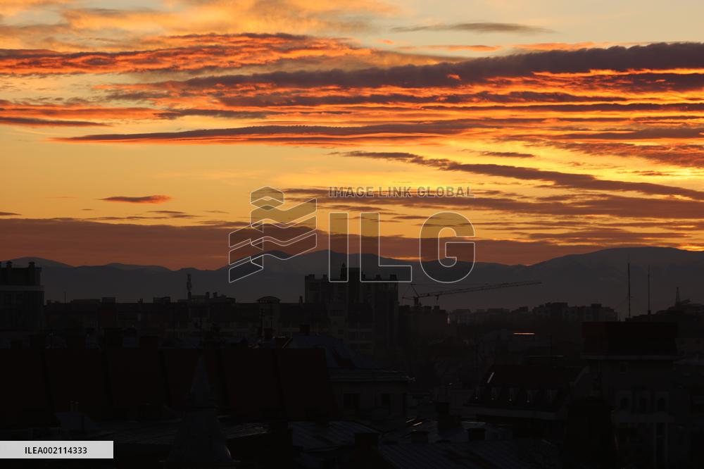 Sunset in Ivano-Frankivsk