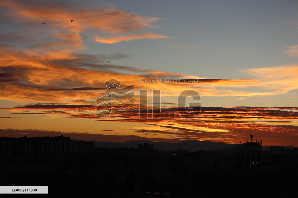 Sunset in Ivano-Frankivsk