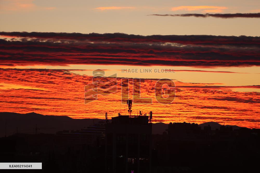 Sunset in Ivano-Frankivsk
