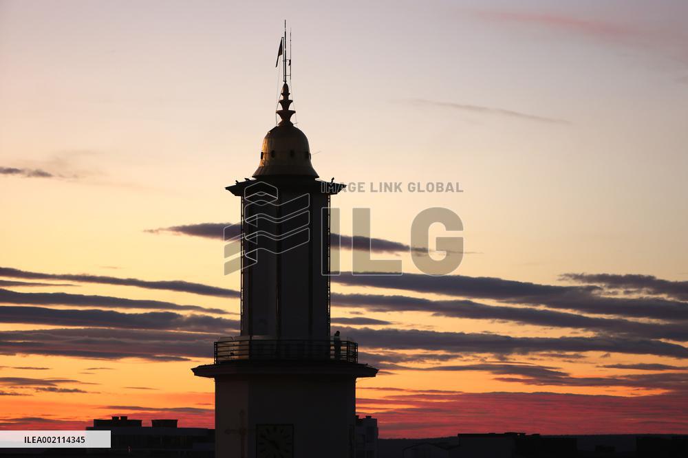 Sunset in Ivano-Frankivsk